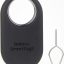 Samsung Galaxy SmartTag2 Bluetooth item location tracker token in Black matte finish